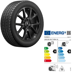 205/55 R17 95H XL Mercedes-Benz CLA 174 178 Winterkomplettrad Goodyear rechts VA