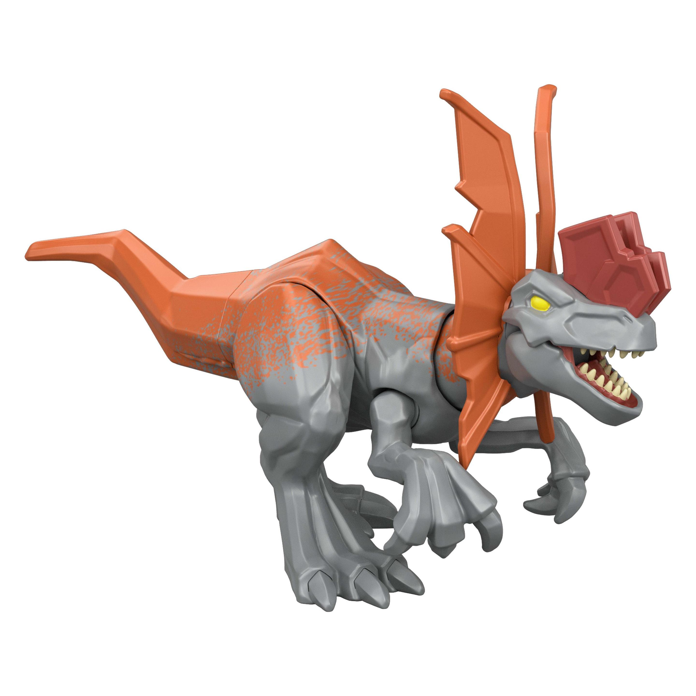 Mattel JURASSIC WORLD MAYHEM MIX-UPS Dilophosaurus (JLF10)