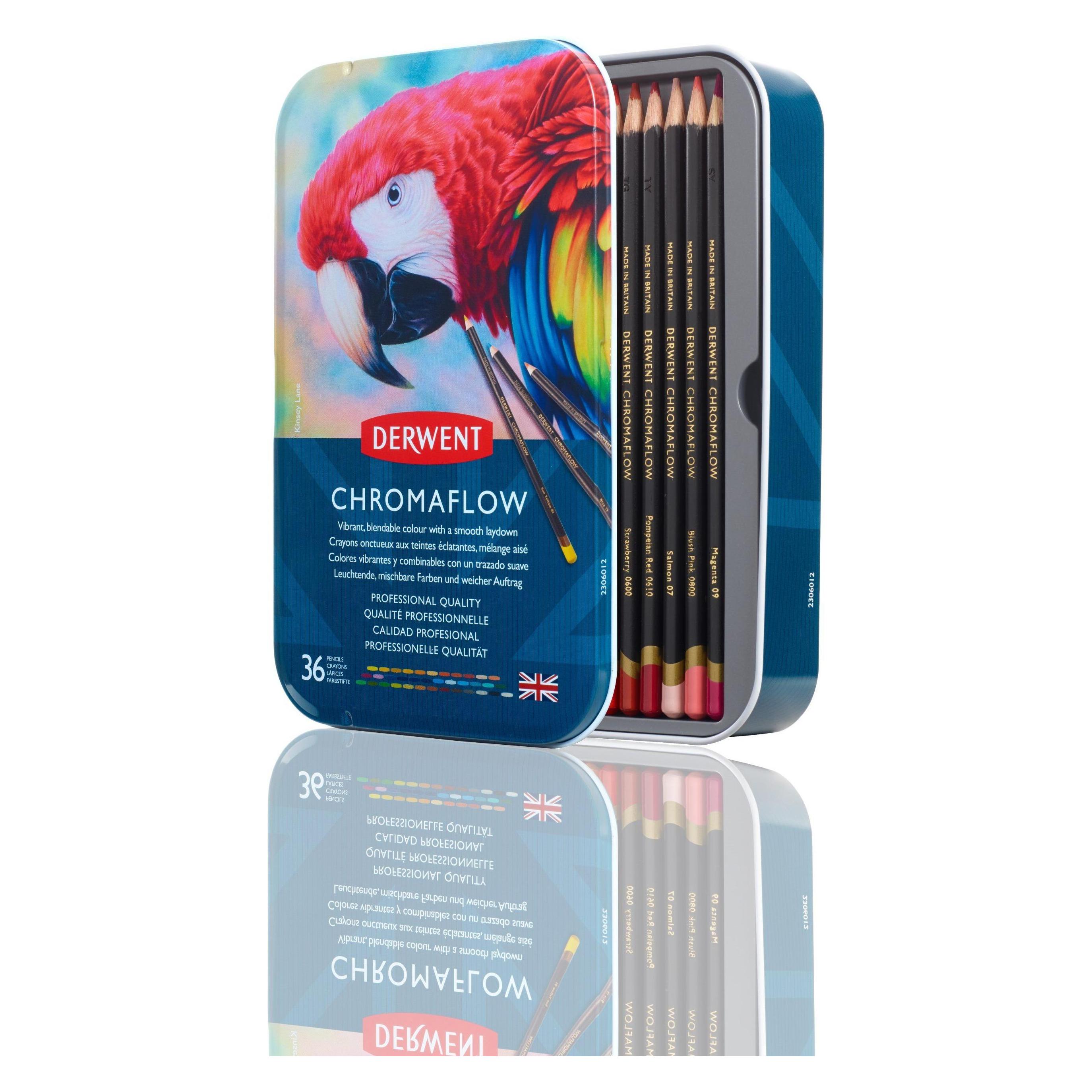 Derwent Chromaflow pencils 36 ass (36x) (601183)