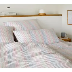 Elegante Bettwäsche Dueodde - 155x220 cm + 80x80 cm	pink