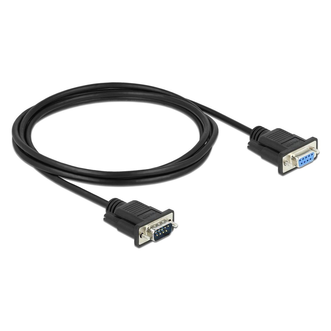 Delock Verlängerungskabel RS-232 DB9, f-m 2 m (2 m, VGA) (86579)