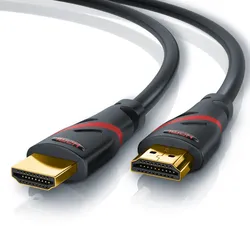 CSL 8k HDMI Kabel 2.1, 4K Ultra HD, UHD, Full HD, 3D, ARC, High Speed mit Ethernet, HDMI Typ A - 0,5m