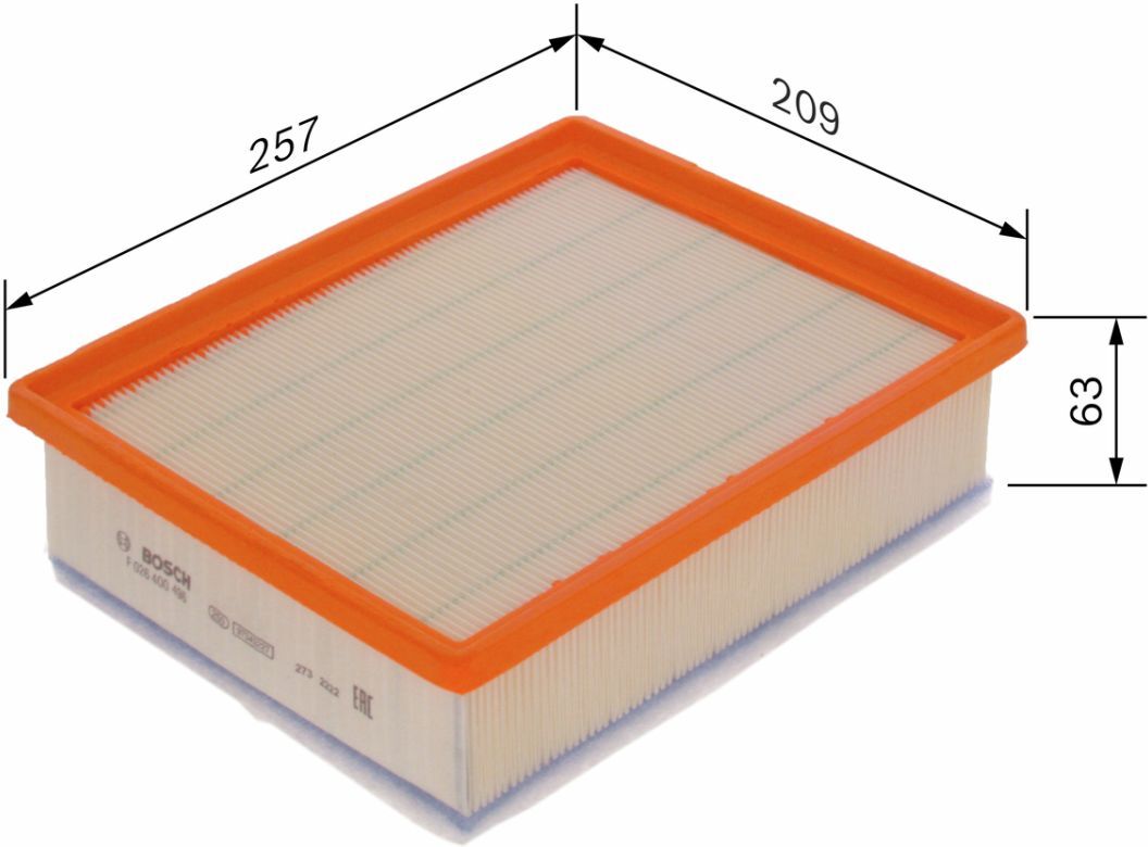 Luftfilter BOSCH F 026 400 496
