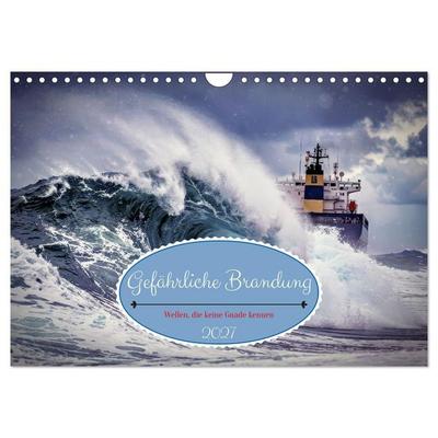 Gefährliche Brandung (Wandkalender 2027 DIN A4 quer), CALVENDO Monatskalender