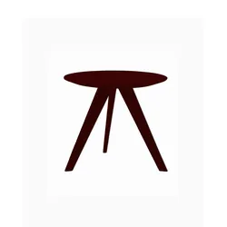 Beistelltisch Woody Hill Durchmesser 55 cm 37cm purple