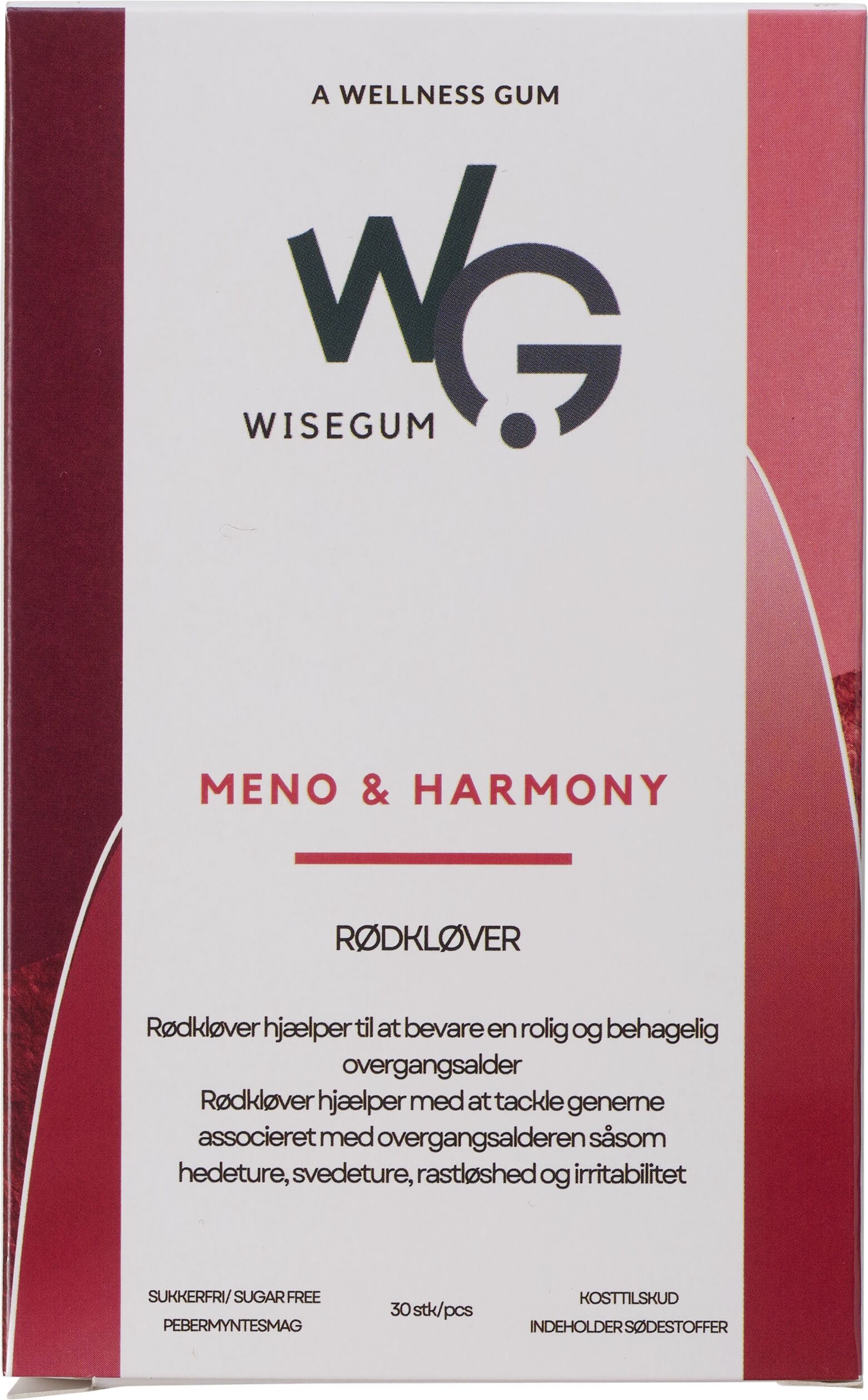WiseGum MENO & HARMONY Kosttilskud 30 stk
