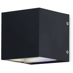 Osram SMART+ MATTER WiFi Beam Adjustable LED-Wandleuchte Up & Down in Schwarz mit Tunbale White & RGB