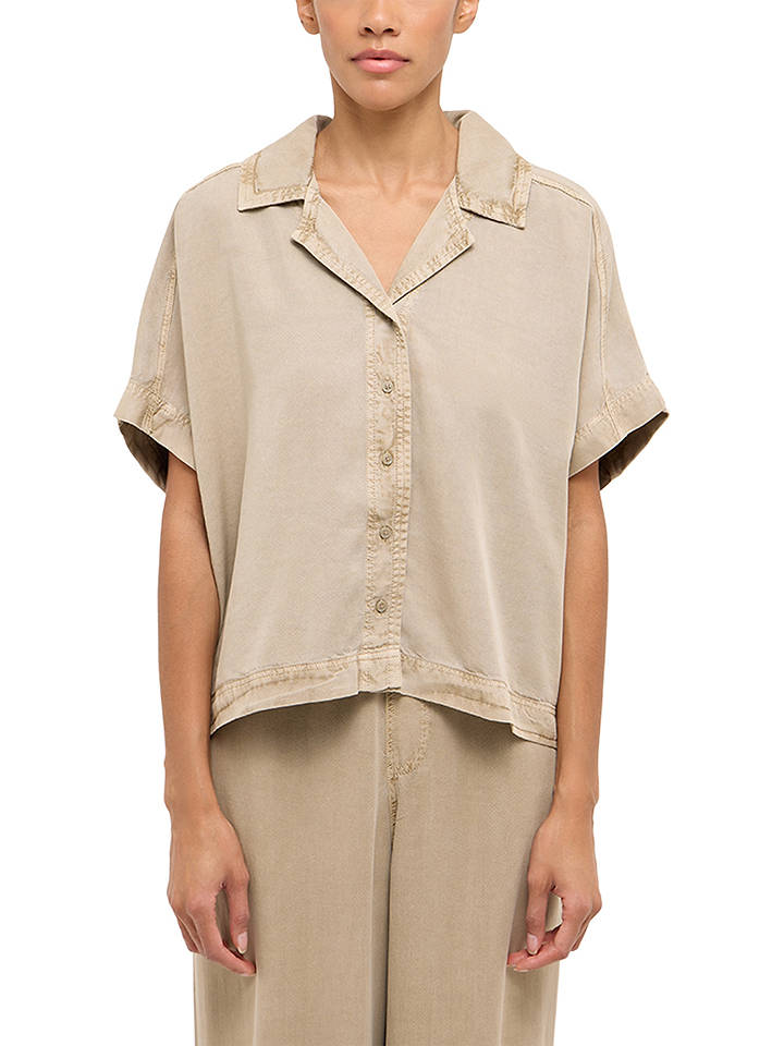 Mustang Bluse "Ruby" in Beige - 36