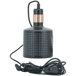 Venso EcoSolutions VEGA E27 Lampenschirm Schwarz , Lampenschirm Metall , Venso Pflanzenlampe , E27 Pflanzenlampe , Lampenschirm E27 , Tageslichtlampe für Pflanzen , Pflanzenlicht , LED Zimmerpflanze