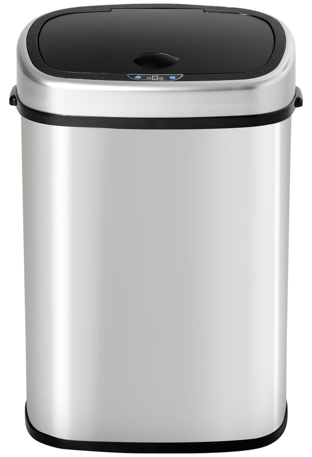 HOMCOM Automatische prullenbak met infraroodsensor voor de keuken, zilverkleurig