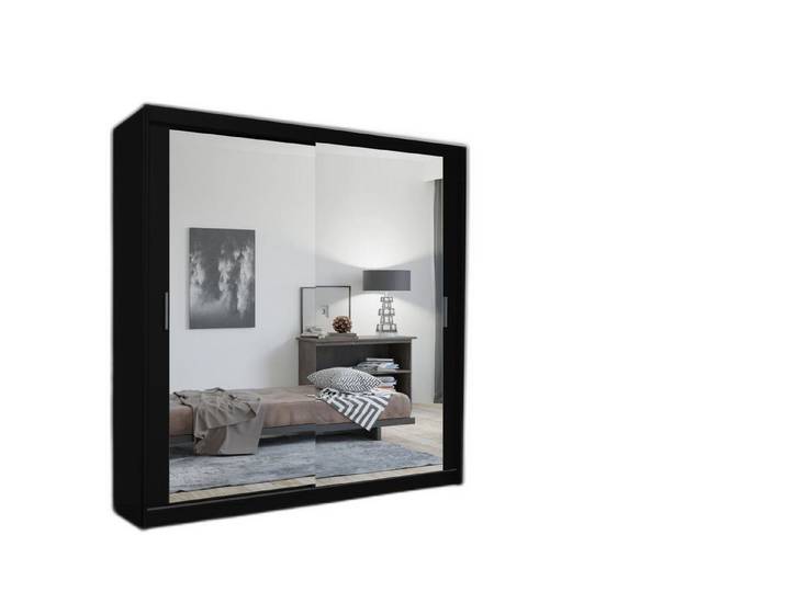 Xlmoebel Kleiderschrank Hochglanz Kleiderschrank aus Holz im modernen Design (1-St., Kleiderschrank) Hergestellt in Europa
