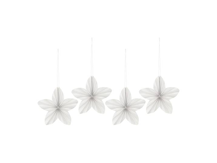 Scandi Living Décorations de Noël Twinkle lot de 4 Blanc