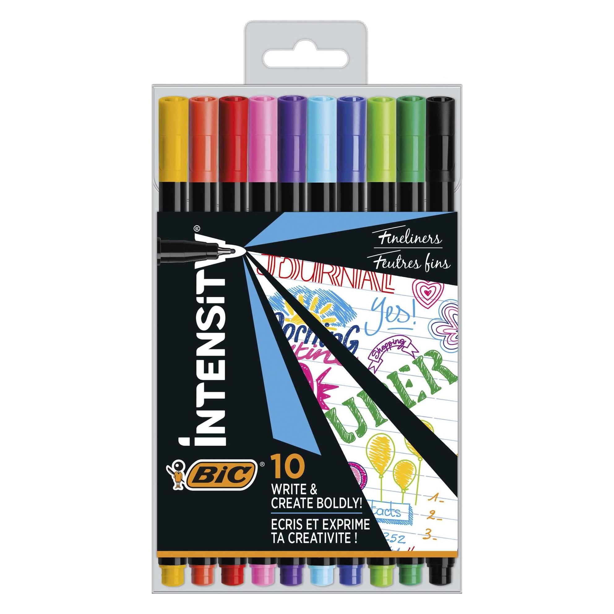 Bic Fineliner Intensity Fineliner 0.4 mm, 10 Stück (10x) (CEL1011727)