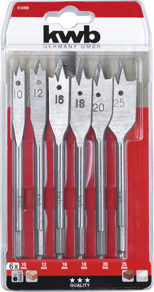 KWB Speedborenset 6 stuks