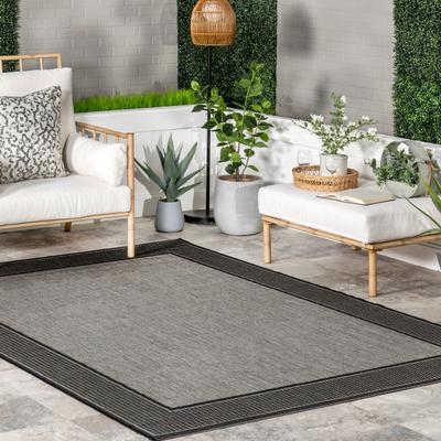 Nuloom Gris Contemporary Indoor/Outdoor Area Rug