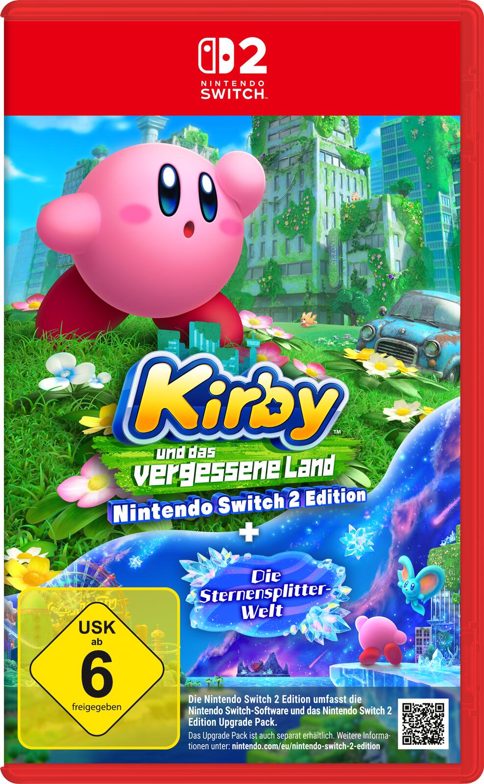 Nintendo® Nintendo Kirby und das vergessene Land + Die Sternensplitter-Welt-Spiel 10016324