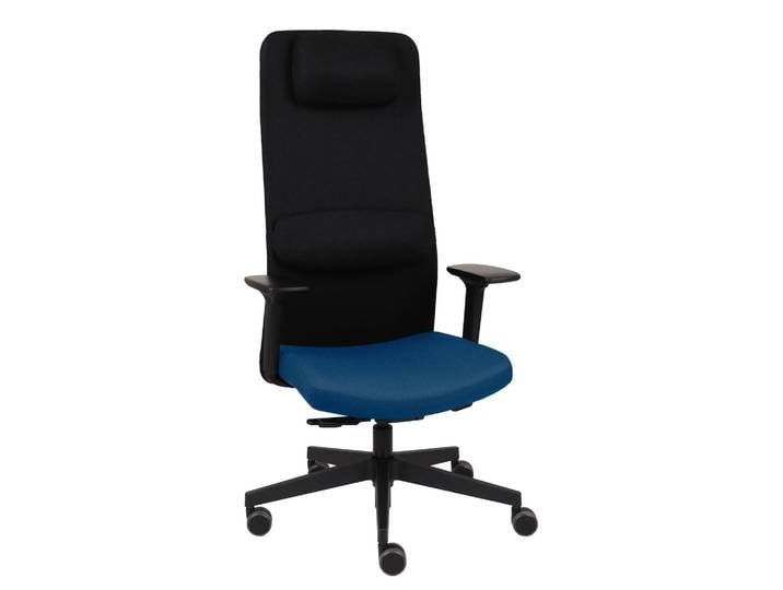 Mike2B - Profi Bürostuhl Schwarz/Dunkelblau