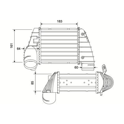 VALEO Ladeluftkühler 881593 für Audi SEAT