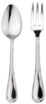 Mepra Stainless Steel Raffaello Serving Set (Fork and Spoon)