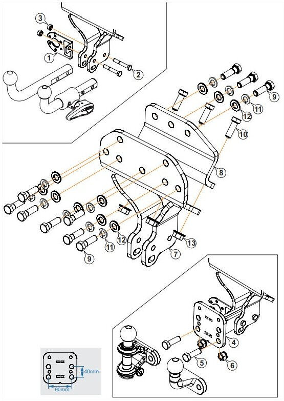 Attelage Toyota Land Cruiser J25 (05/24-) RDSOH