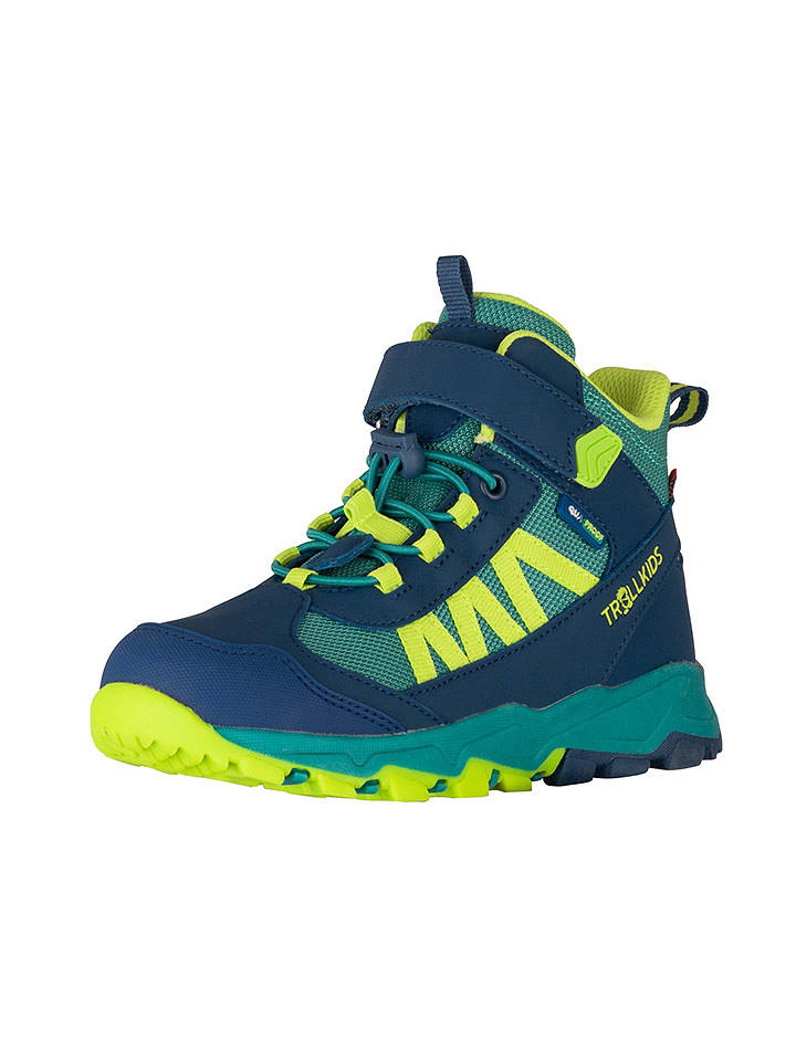 Trollkids Trekkingschuhe "Tronfjell" in Blau/ Grün - 29