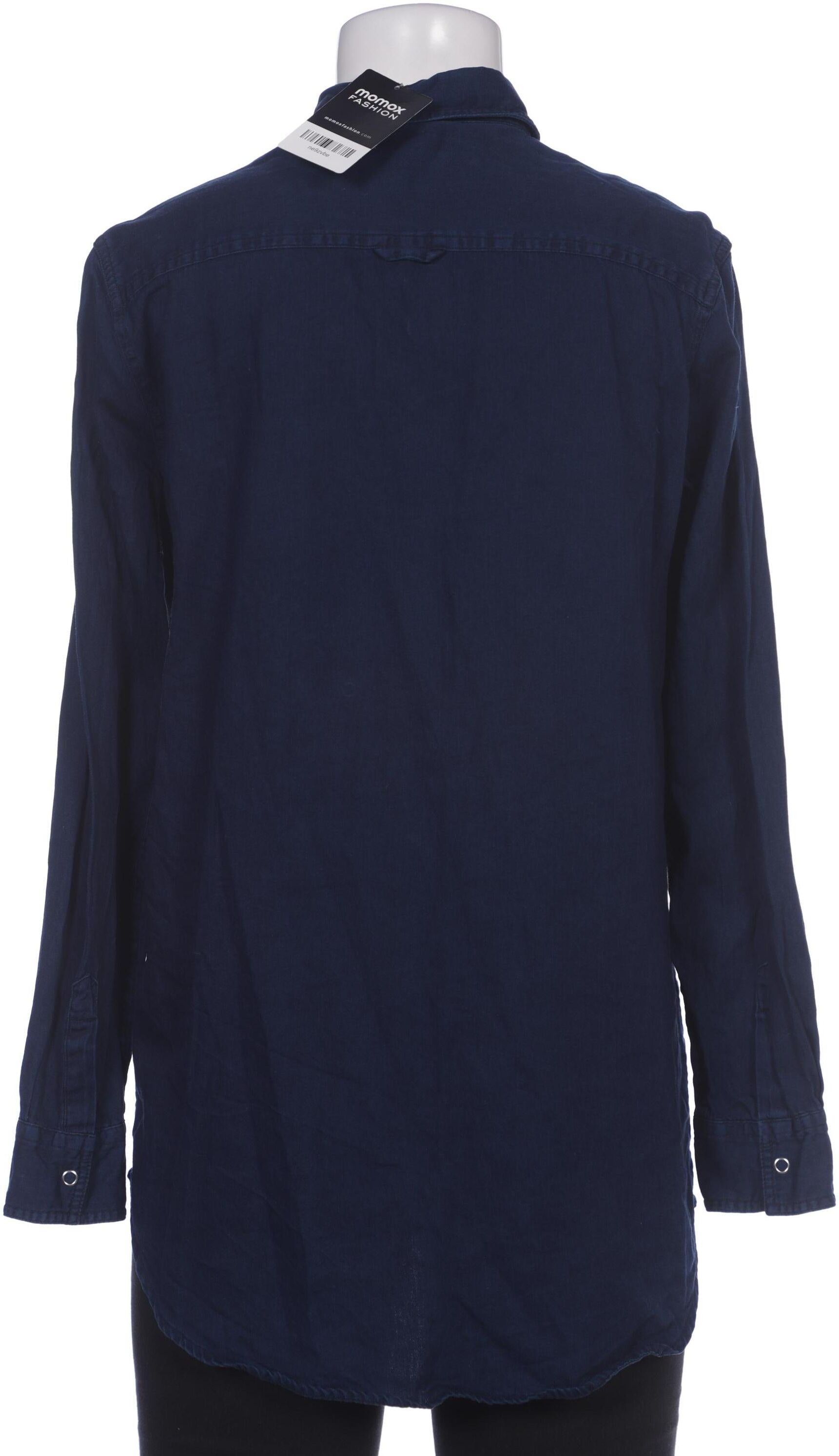 Cheap Monday Damen Bluse, Marineblau, Gr. XS, Baumwolle - Second Hand