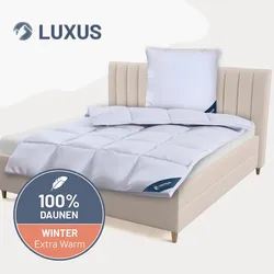 Daunendecke »LUXUS« – 100% Daunen, Größe: 240x220