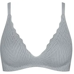 sloggi Zero Feel Bliss Push-Up-BH - Damen - Gr. S - chrom