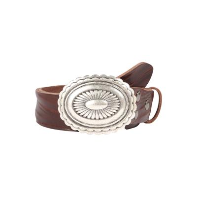 Ledergürtel RETTUNGSRING GÜRTEL "Wechselgürtel", Damen, Gr. 80, dunkelbraun, Gürtel Ledergürtel