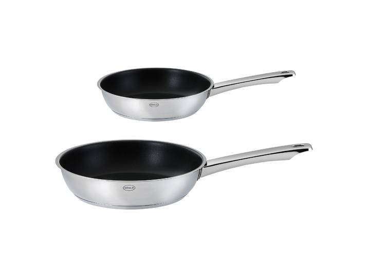 Pfannen-Set RÖSLE MOMENTS 2-tlg. Ø 20,28 cm PTFE ProPlex , silber (silberfarben), Pfannen, Pfannen-Set