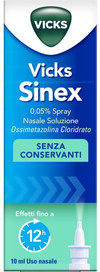PROCTER & GAMBLE SRL VICKS Sinex Spray Nasale 0,05%, 10 ml