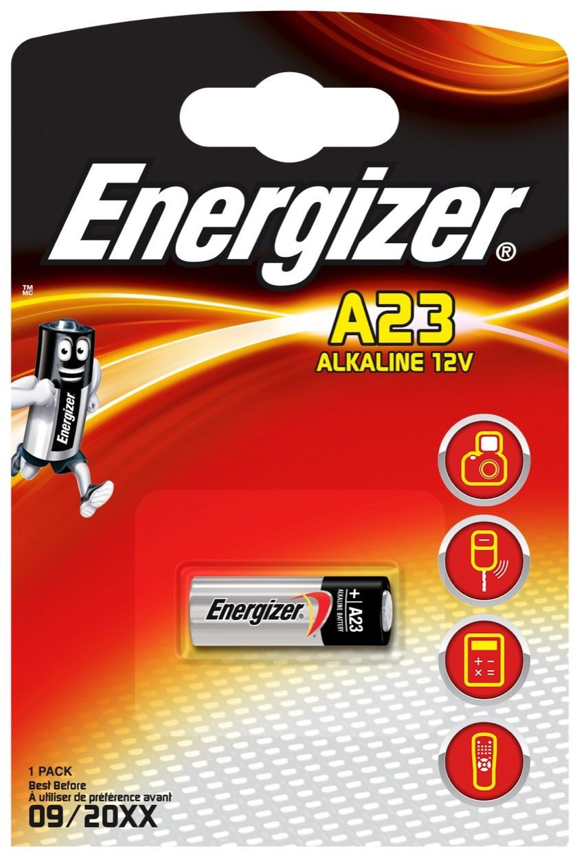 Energizer A23 Alkaline Batterij 50mAh Zilver