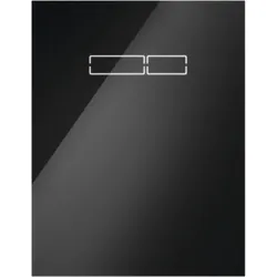 TECE Betätigungsplatte TECElux 9650003 Glas schwarz, sen-Touch Elektronik