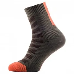Seal Skinz Socken Unisex, wasserdicht (Oliv/Orange), S