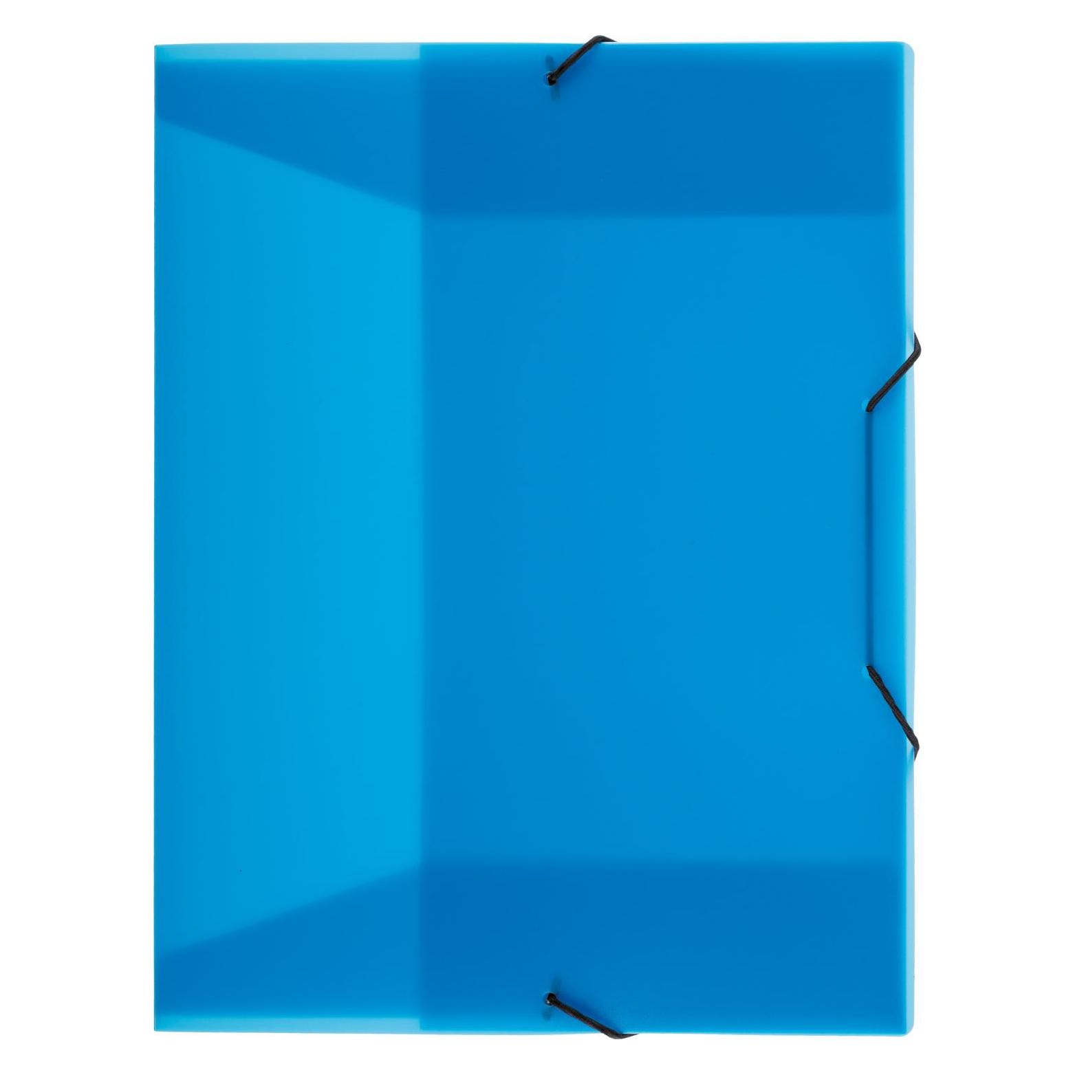 Idena Heftbox A4 Gummizug PP transluzent türkis (A4) (22691923)