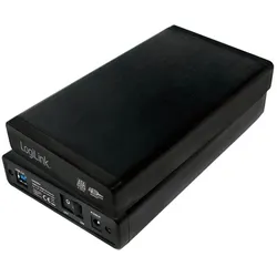LogiLink UA0284 Speicherlaufwerksgehäuse HDD-Gehäuse Schwarz 3.5"