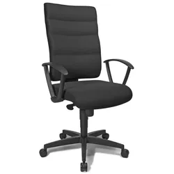 Bürostuhl Unni Med schwarz, Gestell schwarz
