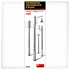 MiniArt - Concrete Telegraph Poles - 1:35 - 64 Teile 311025