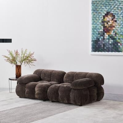 Forward Home Collection Breeley 76'' Chenille Upholstered Loveseat