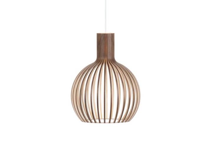 Secto Design Pendelleuchte Octo Tre 4242, Skandi-Look, aus Holzl