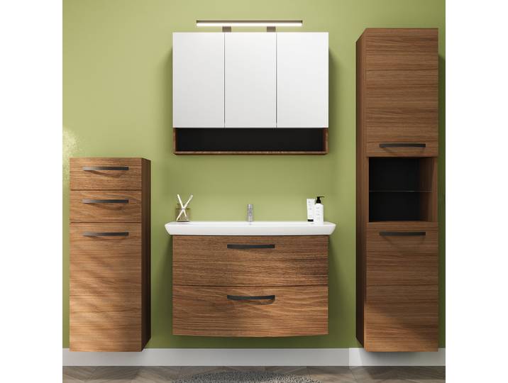 Badset 4-teilig 170 x 180 x 50cm Braun