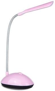 United Adjustable Kids LED Bedroom Reading Lamp 2 Pack Flexible Portable Light pink