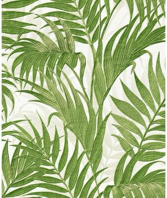 Veer Decor Embroidened Palm Wallpaper