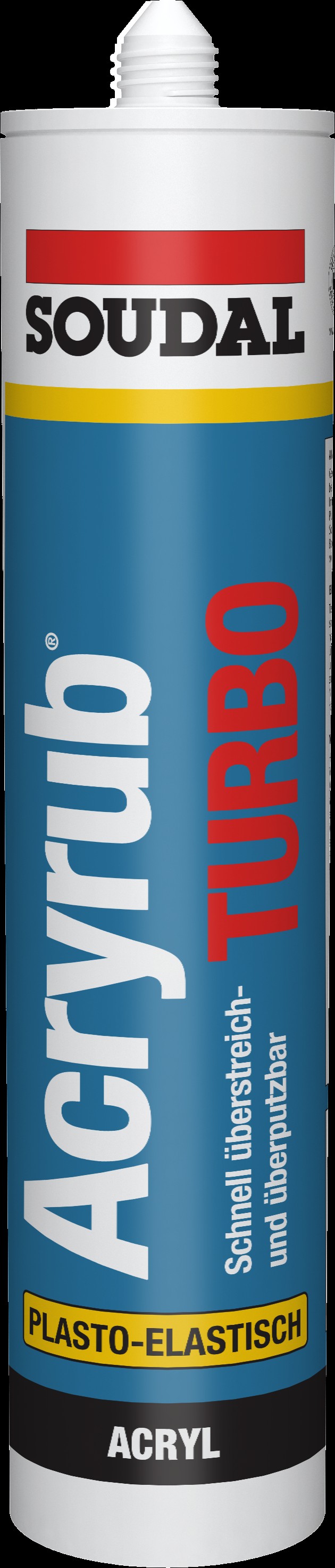 SOUDAL Acryrub TURBO, weiß, 310 ml 169521