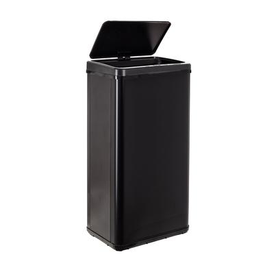 WellHome - Intelligenter Mülleimer 60L in Schwarz 35,5x26x79 cm – automatische/manuelle Öffnung
