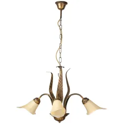 Kronleuchter Alga Bronzefarben max. 22 Watt