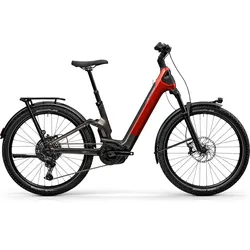 Centurion Country R2000 LX vollgefedertes SUV-E-Bike mit Bosch CX und tiefem Durchstieg, Signature Red / Kohlegrau
