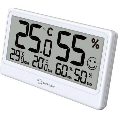 Renkforce RF-6416470 Thermo-/Hygrometer Weiß RF-6416470