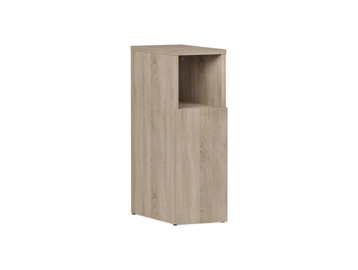 Vicco Nachttisch Enton Sonoma 20 x 59.5 cm mit 1 Tür, Sonoma Eiche, Holzwerkstoff, Rechteckig, 20x59.5x35 cm, Schlafzimmer, Nachttische