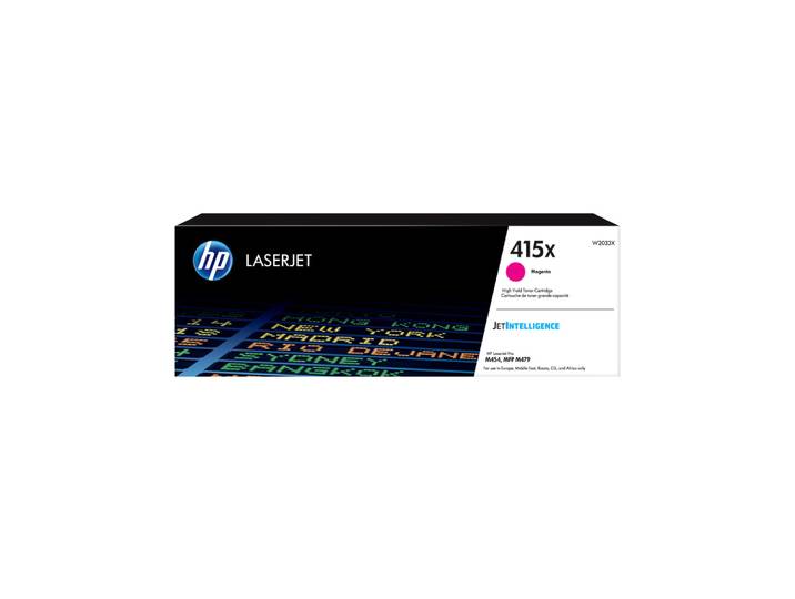 HP 415X Toner magenta LaserJet authentique grande capacité, 6000 pages, Magenta, 1 pièce(s) W2033X